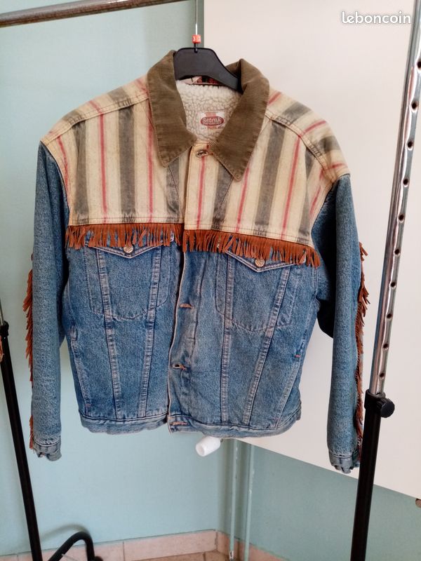 Blouson jean western (image 1)