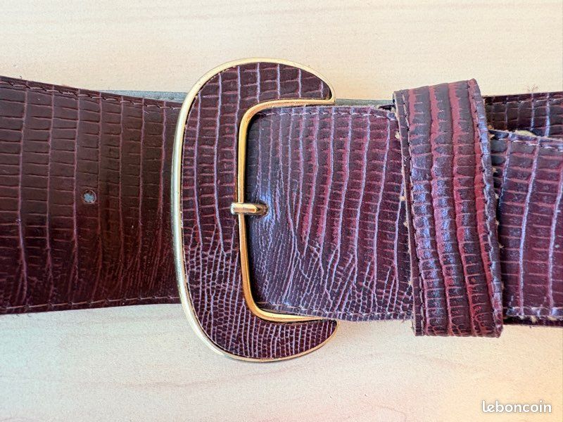 Dickies - Ceinture à clous - Marron foncé