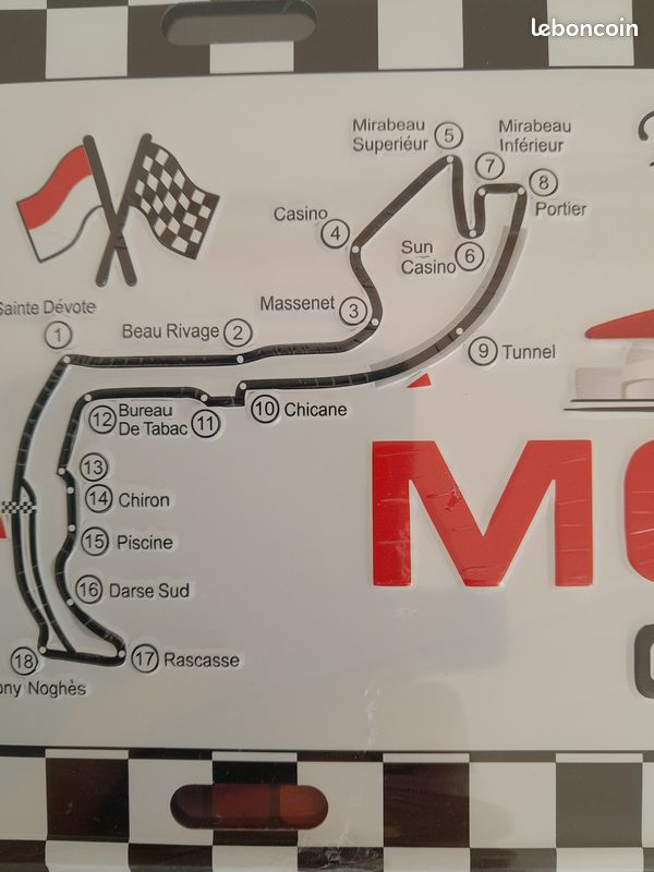 Plaque métal, reproducton plaque émallé années 60 course moto par