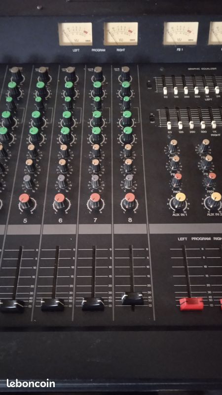 Yamaha Table de mixage vintage EMX200 Analogique (image 2)
