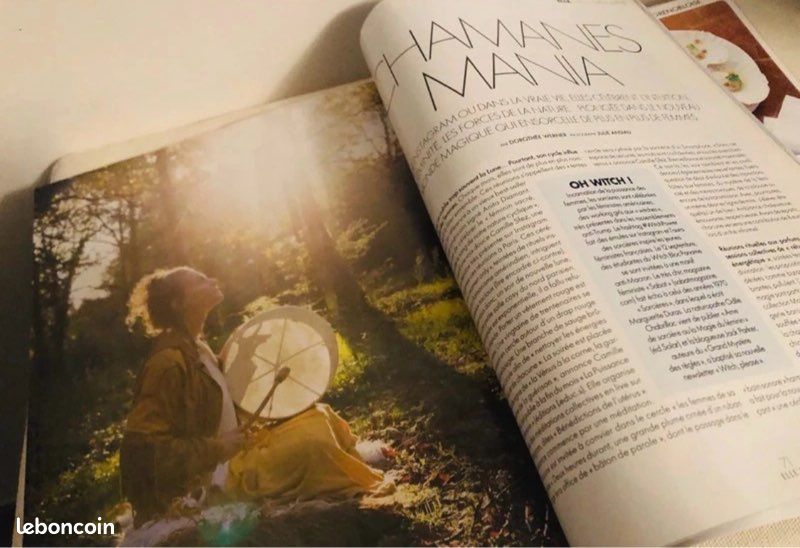 Revue mode beauté féminine Elle magazine pois noir et blanc dalmatien (image 12)