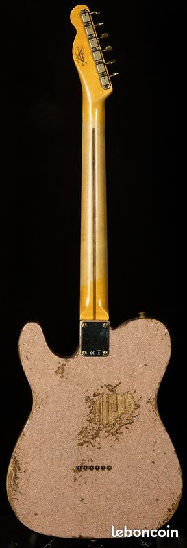 Fender Custom Shop Wildwood 10 – Telecaster 1955 Heavy Relic – Shell Pink Sparkle (image 2)