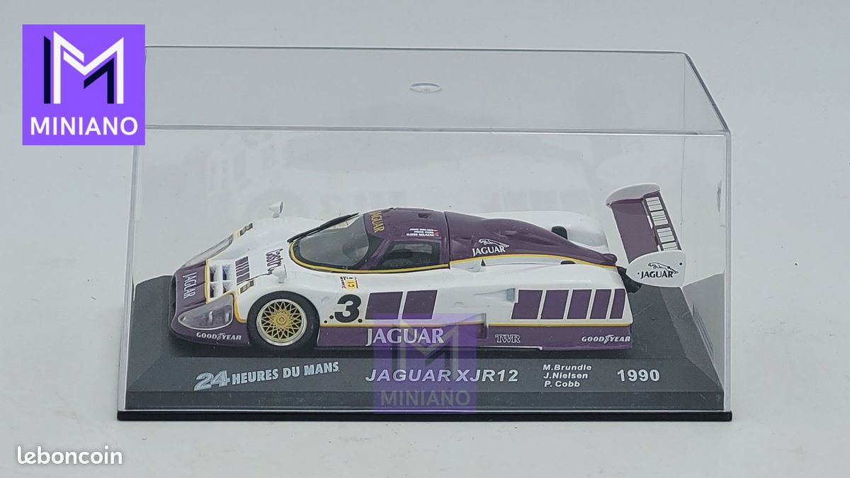 Ixo Jaguar XJR 12 Le Mans 1990 #4 - Miniature 1/43 - Métal - Occasion