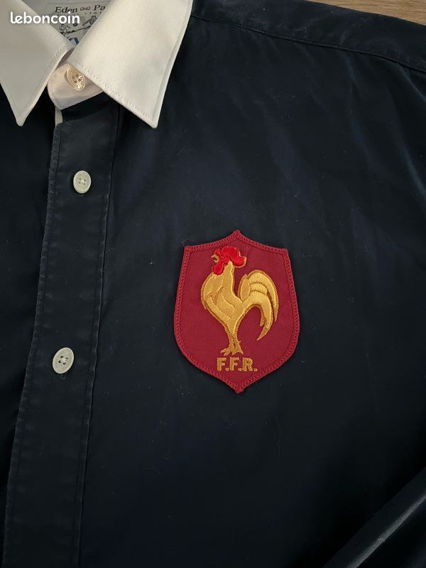 Chemise De Rugby Eden Park - Taille L - Occasion En Très Bon état - Quelques Traces Minimes
