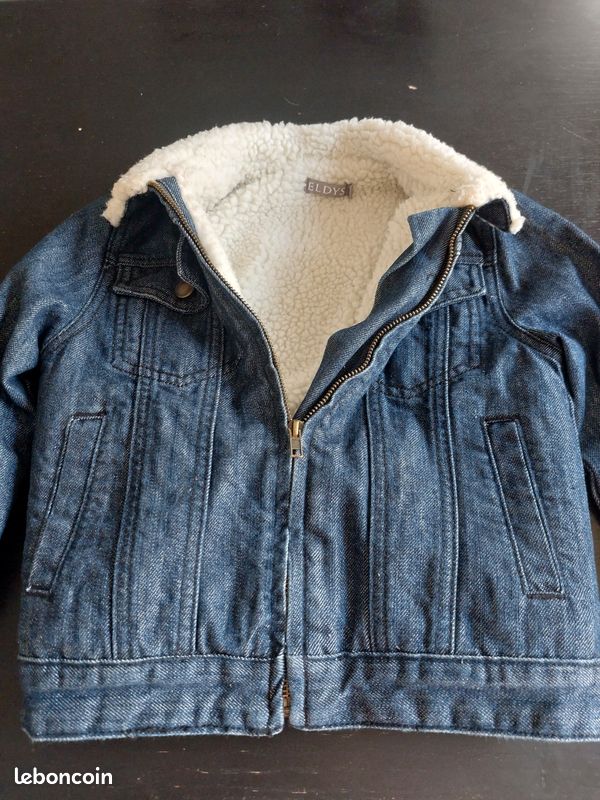 Blouson jean hiver garçon (image 3)