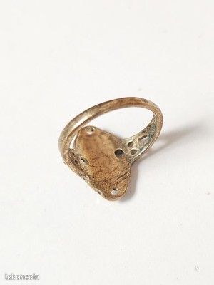 Bague Ancienne Taille 54 - Pierre Précieuse Ou Semi-précieuse, Bijou Vintage Occasion