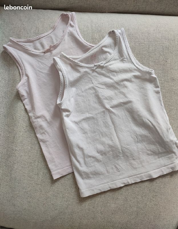 Lot de 2 débardeurs fille 4-6 ans H&M (image 1)