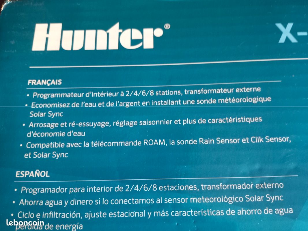 Programmateur Arrosage Hunter XC-401I-E 4 Zones Intérieur Avec Transformateur