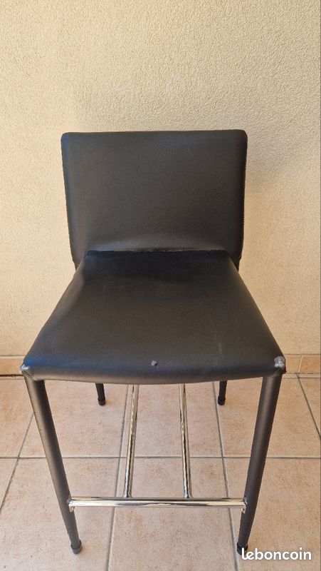 2 Tabouret de comptoirs noir (image 5)