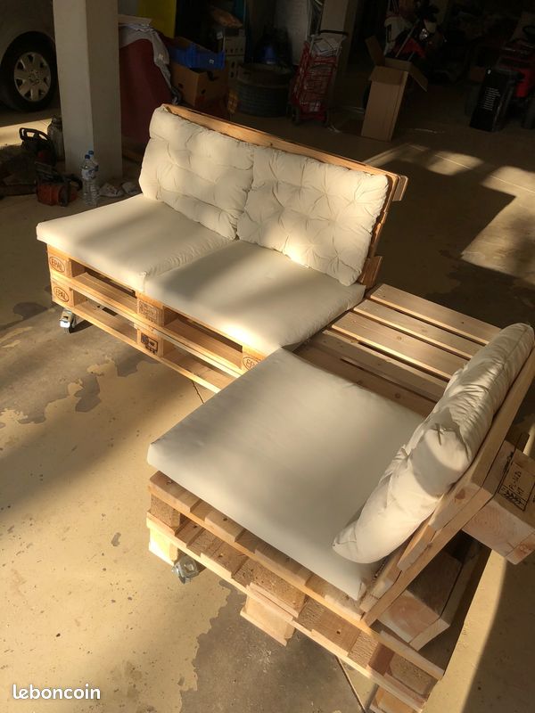 Salon d'extérieur fait-mains à partir de palettes EPAL (image 8)