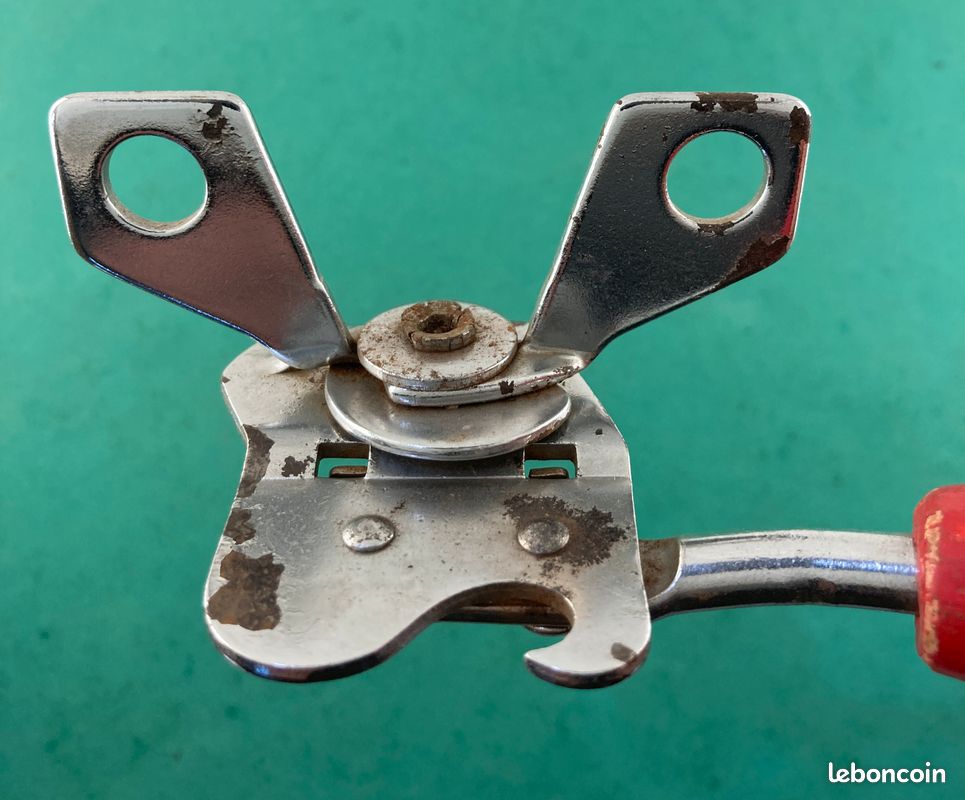 Ouvre-boîte Ancien Météor - Poignée En Bois - Fabriqué En France - Occasion Fonctionnel