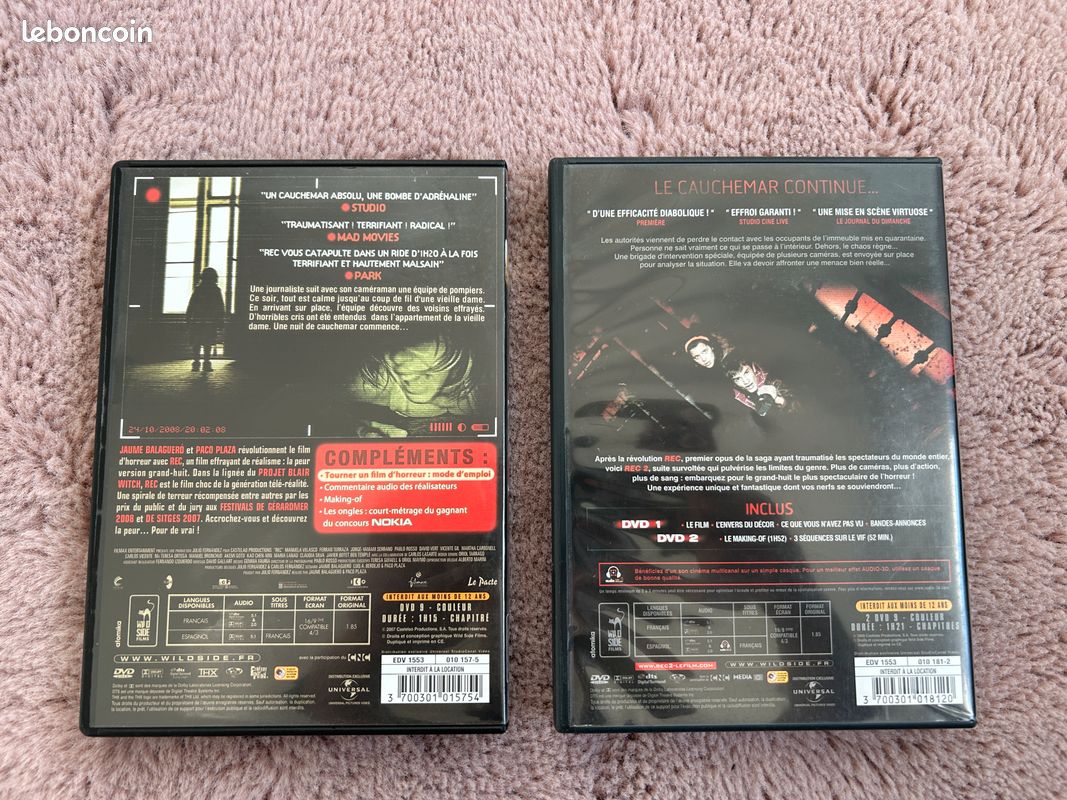 Dvd films Rec et Rec 2 (image 2)