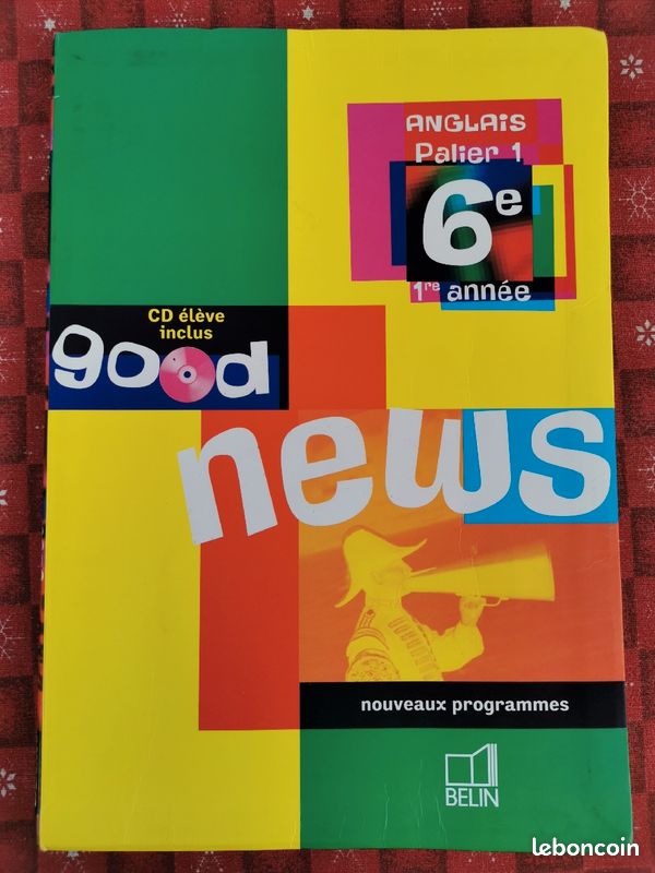 Vends livre Good News 6ème BELIN (image 2)