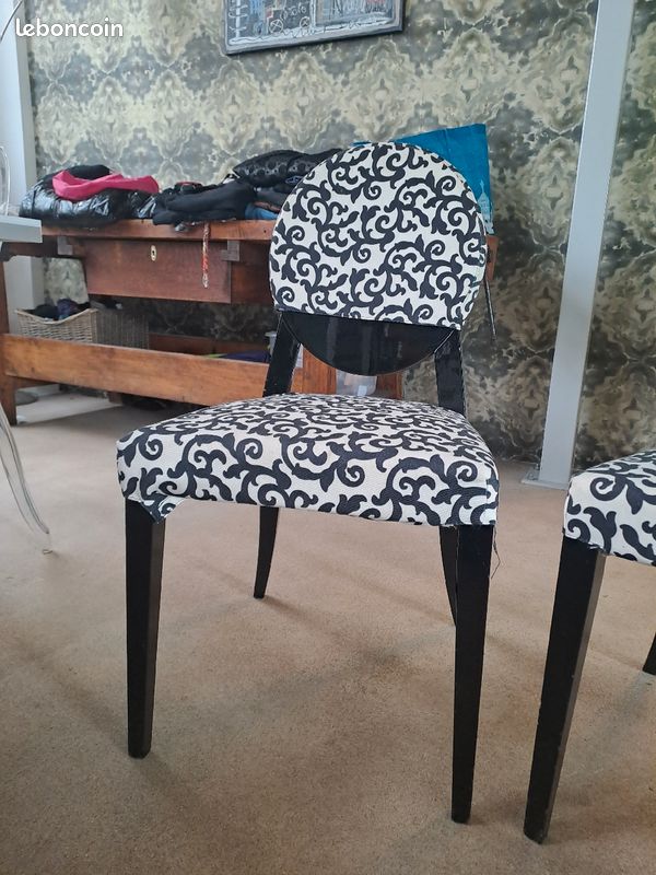Lot de 4 belles chaises dehoussable (image 2)