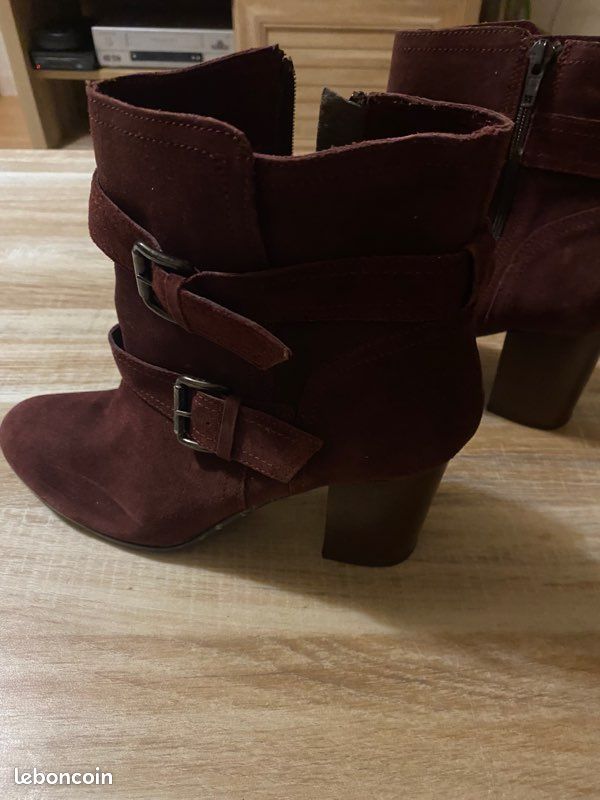 Bottines cuir et daim (image 2)