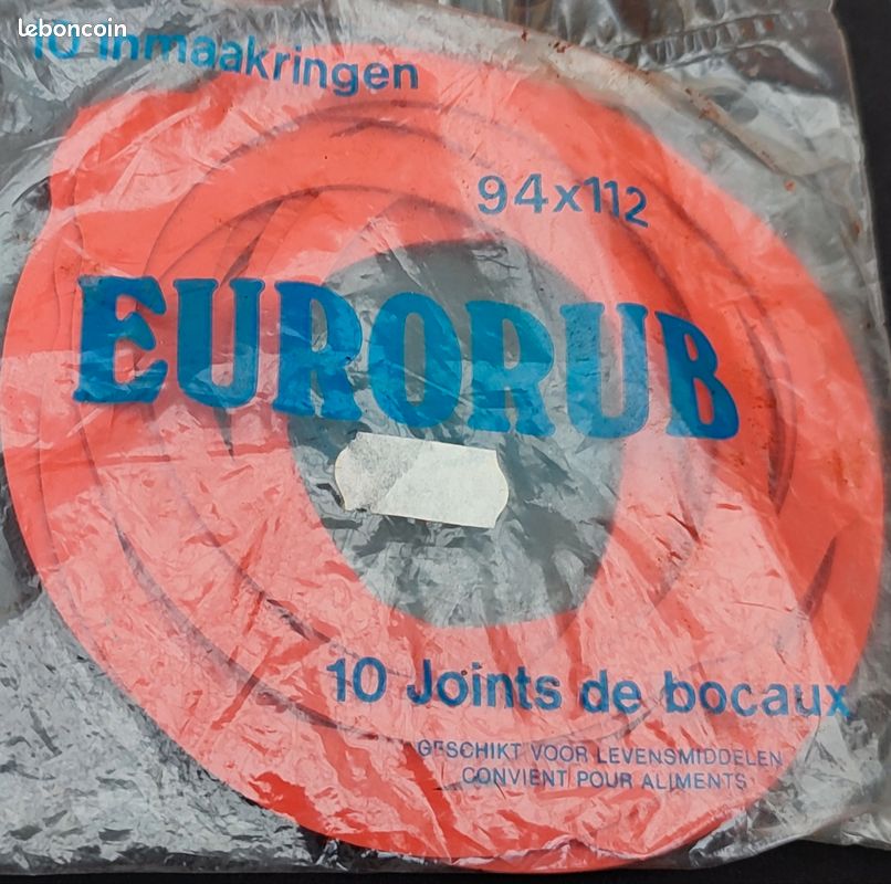 Sachet de joints caoutchouc pour bocaux (image 1)