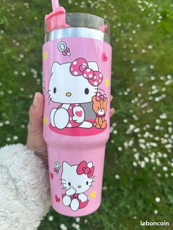 Set assiette & gourde - Hello Kitty - Nouvelle ère
