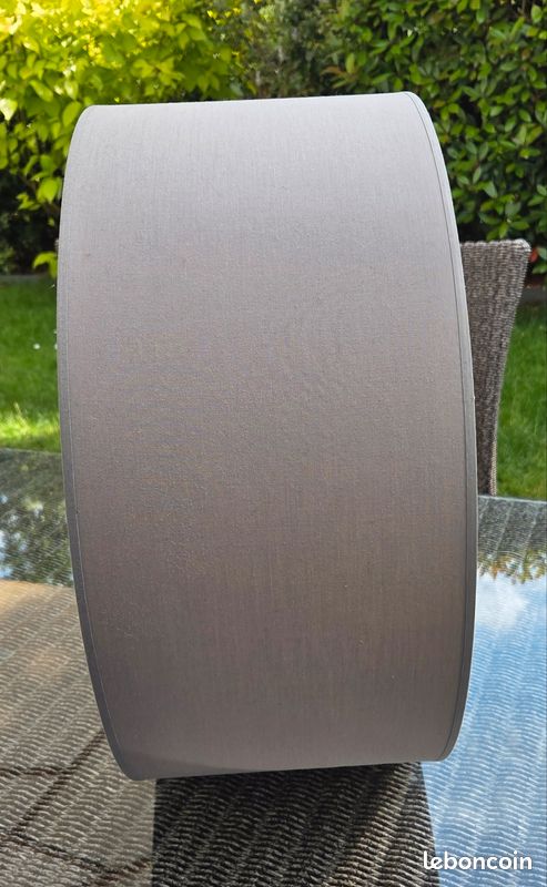 Abat jour gris diamètre 50 cm et 22 cm Hauteur (image 3)
