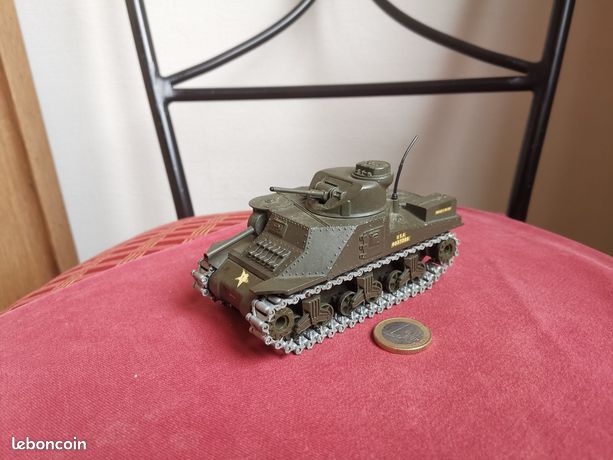 Solido char Sherman M4 A3 WWII Armée US 1/50 Hachette militaire n° 2
