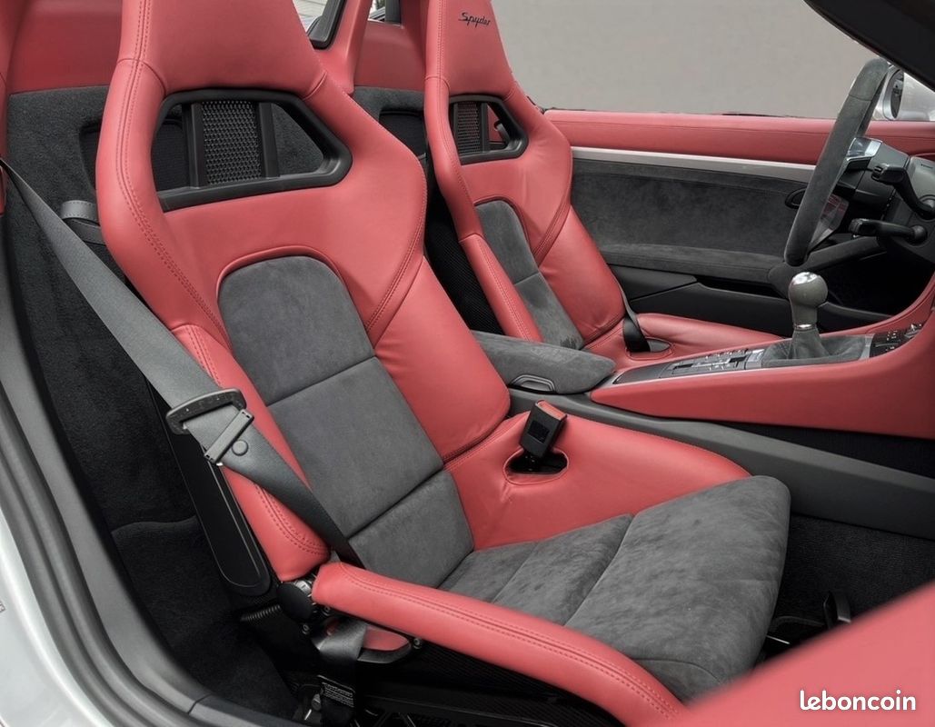 Porsche Boxster Spyder 981 3.8 375cv Atmo Flat6 BVM6 Chrono Sport Plus PSE LIVRAISON POSSIBLE (image 3)