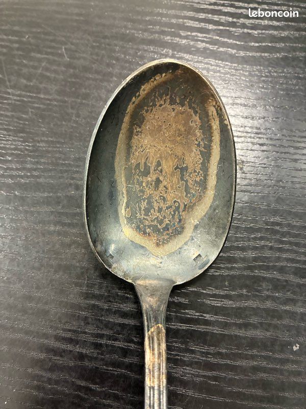 Grande cuilliere christofle en méral argenté (image 4)