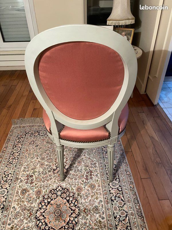 Fauteuil médaillon style Louis XVI 16 (image 3)