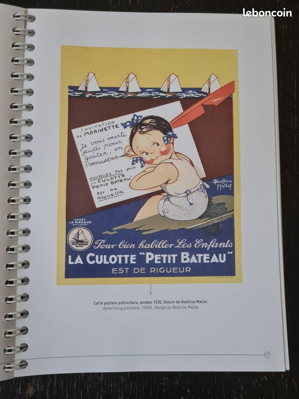 Livre collector publicités Petit bateau (image 3)