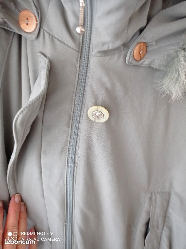 Manteau vert pâle (image 3)