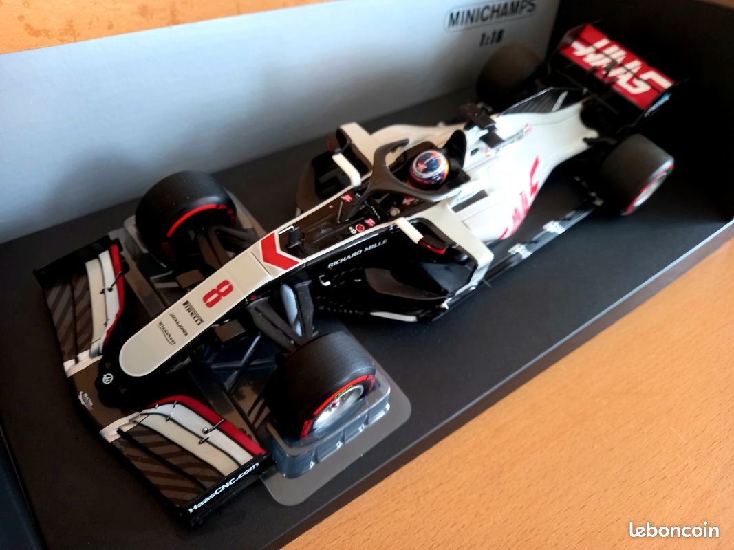 Voiture F1 HAAS VF-20 Grosjean 2020 - Minichamps 1/43 - Édition Limitée