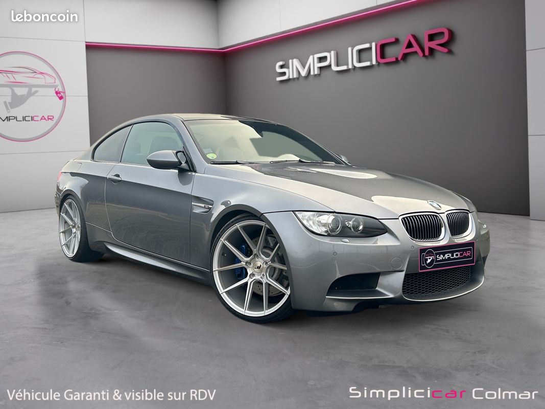 BMW M3 E92 M3 Coupe Toit Carbone Echappement Eisenmann Jantes 20 Garantie 12 Mois (image 1)