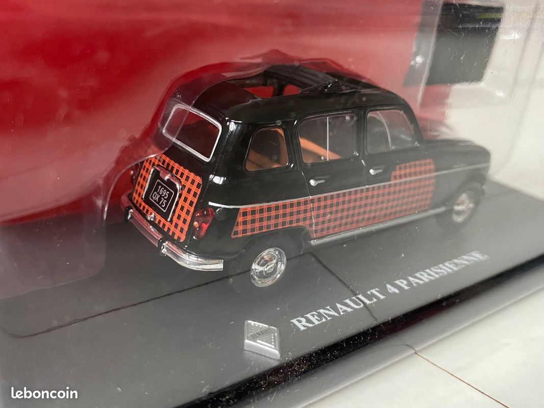 VOITURE DE COLLECTION, Renault 4 Parisienne 1964 - Norev Hachette 1/43