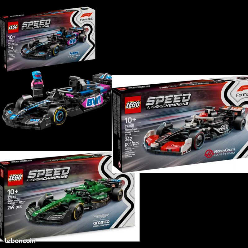 Lot de 3 sets Lego Formule 1 (image 1)