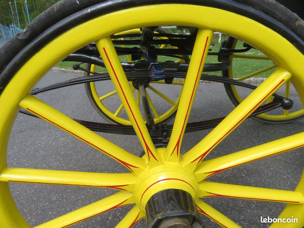 Très belle calèche ou carriole ou tonneau 4 roues achetée à Cheverny (image 14)