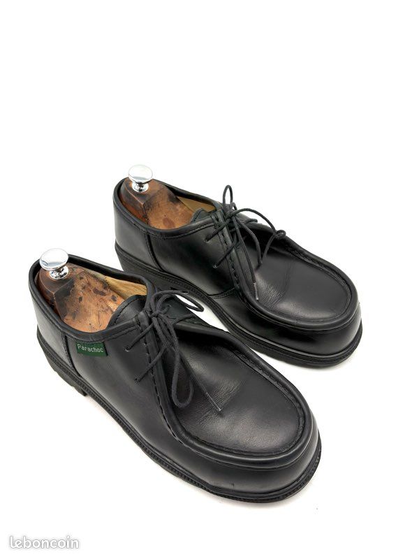 Derbies Bourget Parachoc Femme Cuir Noir 5UK – 38FR 🇫🇷 (image 2)
