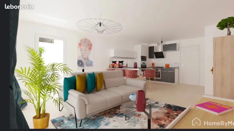 Appartement 3 pièces 62 m²