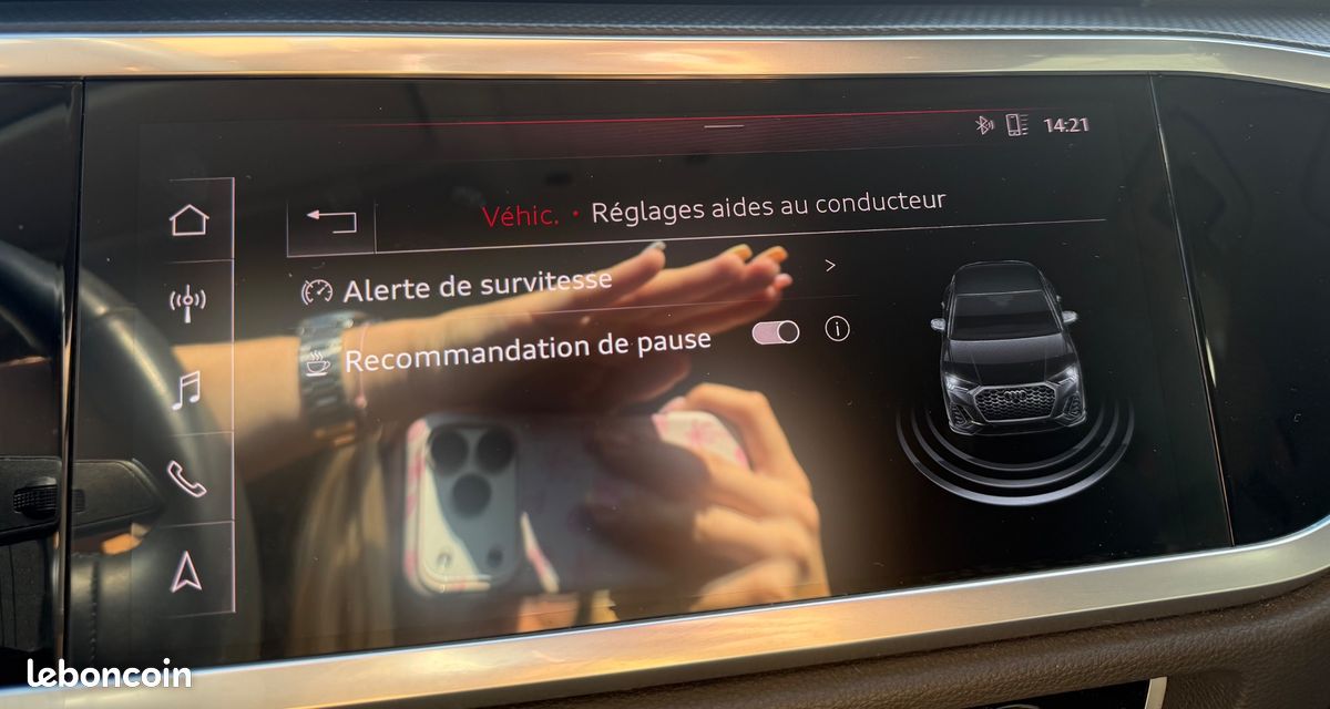 AUDI Q3 II 35 TFSI 150 MHEV ADVANCED S TRONIC 7 + CAMERA + CARPLAY + HAYON ELECTRIQUe (image 20)