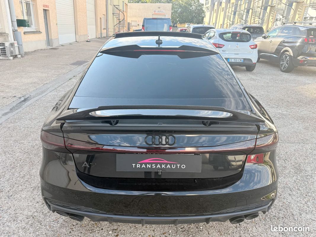 AUDI A7 Sportback 55 TFSIe 367ch Stronic BVA7 Quattro Competition / VOLANT CARBON LED & PACK CARBON / CIEL ETOILÉ (image 7)
