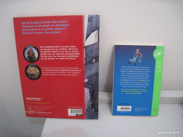 Lot de 2 ouvrages sur les pirates (image 2)