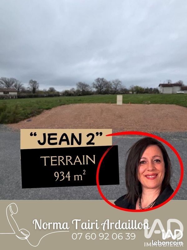 Terrain 934 m² · à Mizérieux · 934 m² · 69 280 €