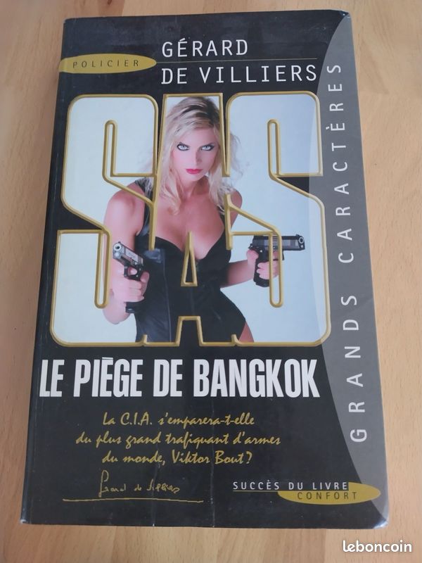 Livre roman SAS Le piège de Bangkok (image 1)