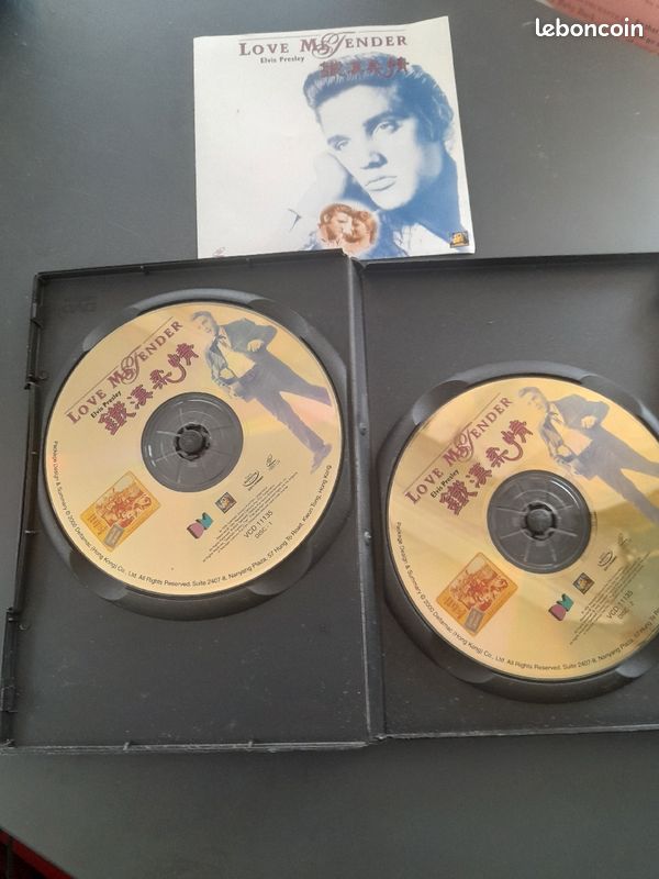 Love Me Tender Elvis Japan dvd couleur (image 3)