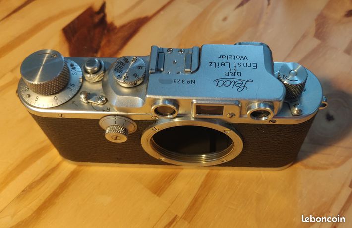 Appareil Photo Leica IIIc Boîtier Nu - Circa 1950 Sharkskin - Modifié - #497429