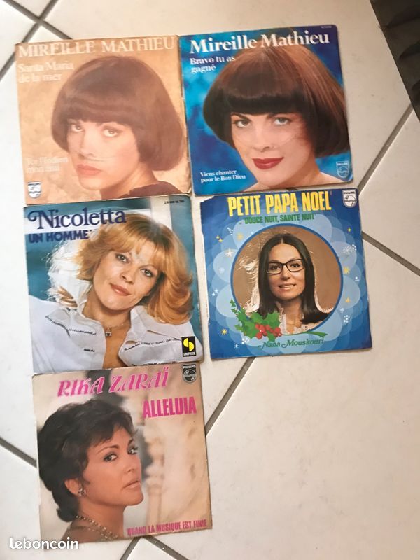 Disques vinyles 45 tours vintage (image 8)