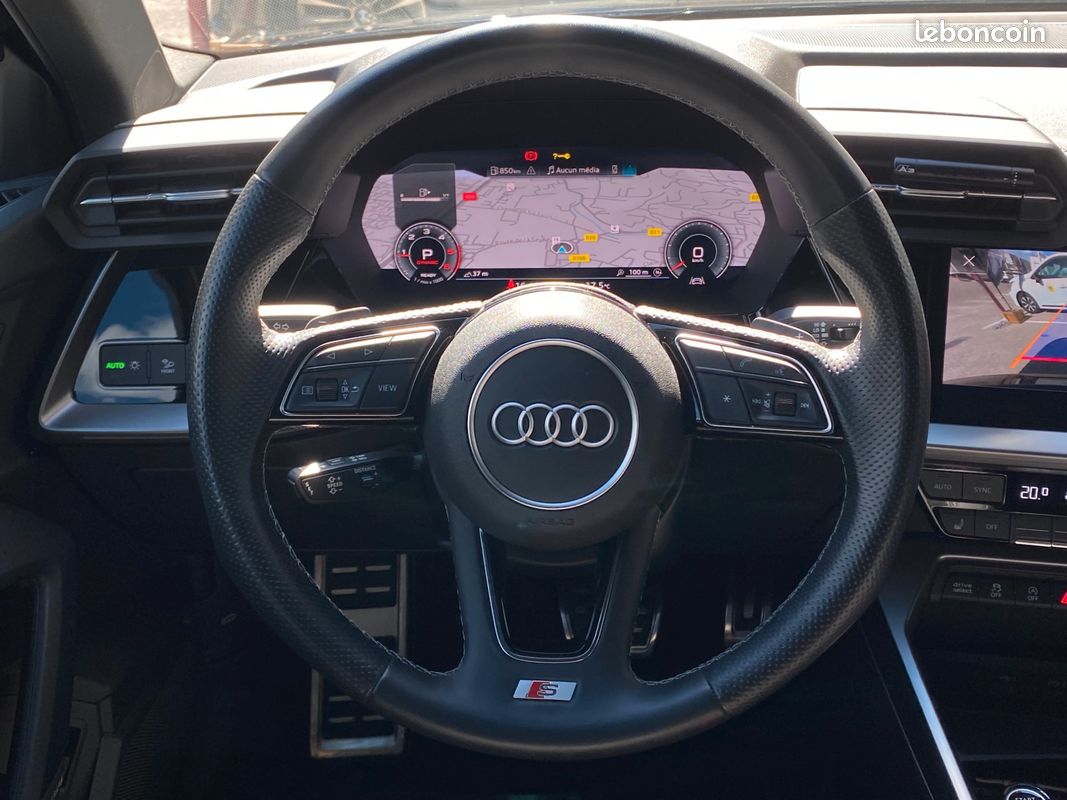 Audi a3 2.0l tdi 150ch - s line - s-tronic - cam.rec - carplay - cockpit digital - sieges chauff (image 18)