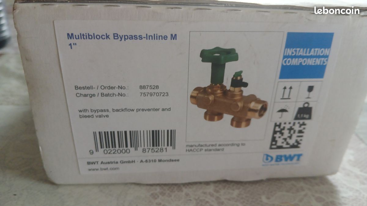 Multiblock Bypass inlin m1" BWT (image 1)