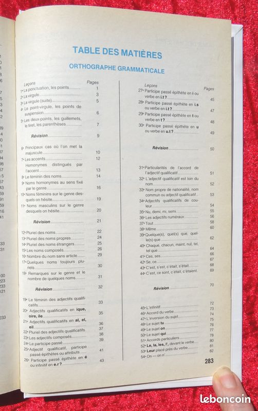 BLED COURS SUPÉRIEUR d'ORTHOGRAPHE - Grand format RELIÉ 4ème 3ème BEP Classiques Hachette 1987 – Langue française, écrit - bases principales et inchangées de l'orthographe (image 17)