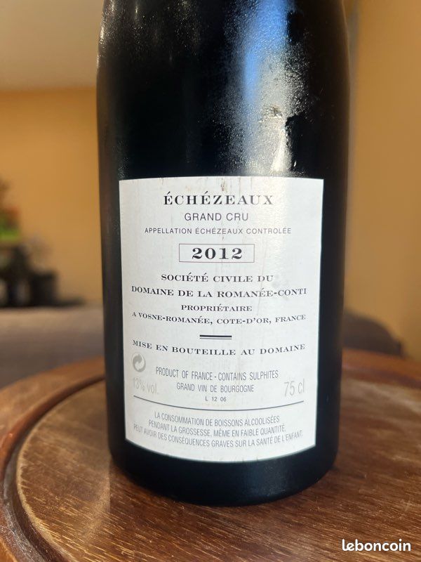 Echezeaux - Domainre Romanée Conti Grand Cru 2012 (image 5)