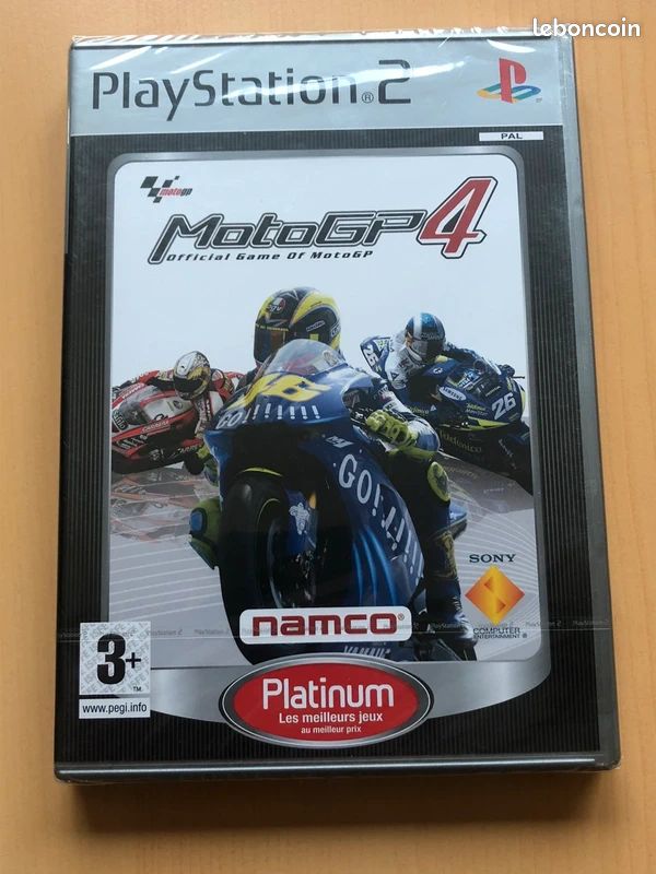 MOTO GP 4 - SONY PS2 - NUOVO SIGILLATO PAL PLATINUM NEW SEALED MOTOGP