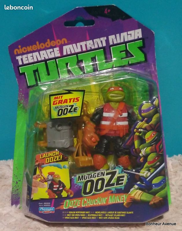 Lot De Figurines Tortues Ninja Géantes - Playmates / Nickelodeon - Occasion