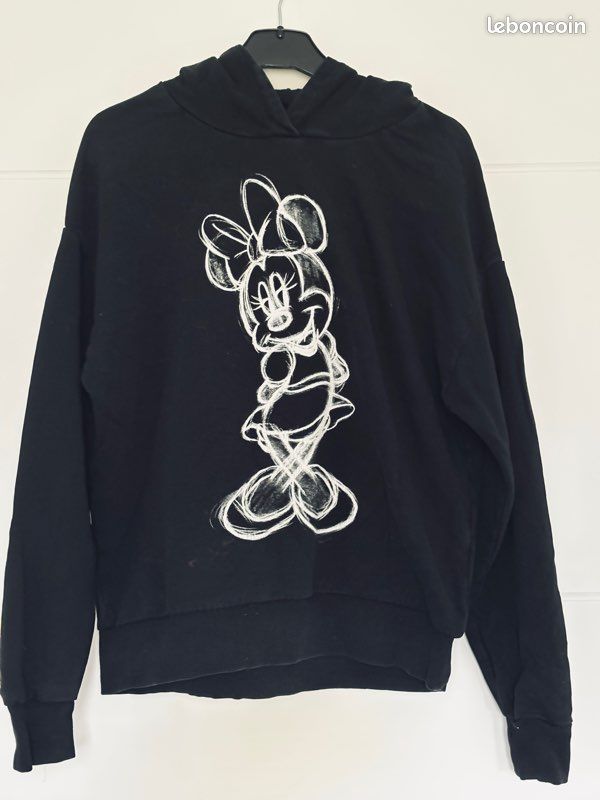 Sweat-shirt à capuche noir Disney (image 1)